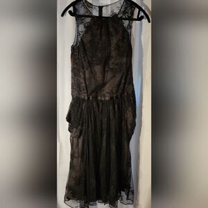 KATHARINE KIDD LACE MIDI DRESS